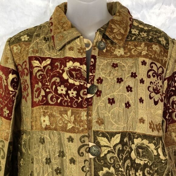 GOTCHA COVERED patchwork quilted embroidery coat - Picture 5 of 14